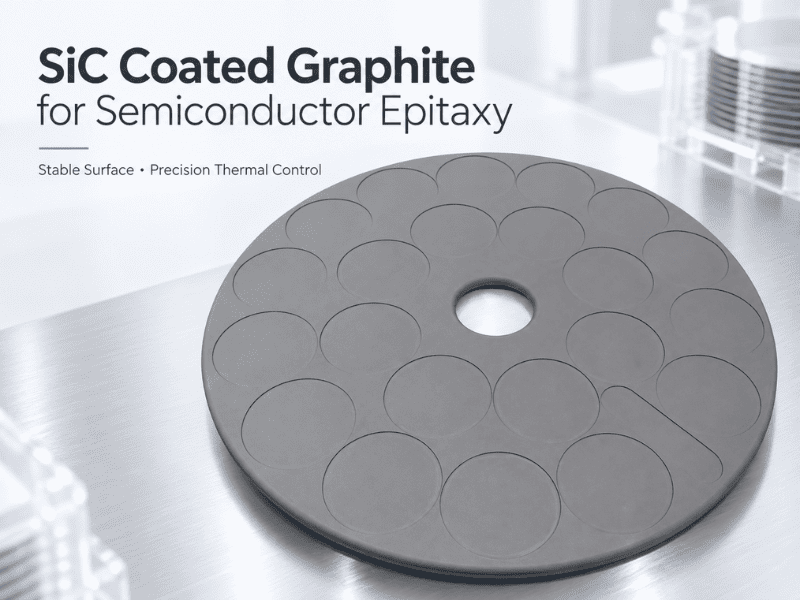 ¿Por qué se recubre el grafito con carburo de silicio para la epitaxia de semiconductores?