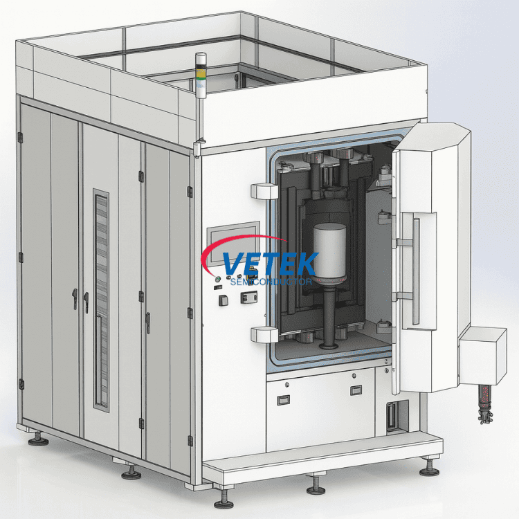 Horno de crecimiento de cristales de SiC con calentamiento por resistencia de gran tamaño
